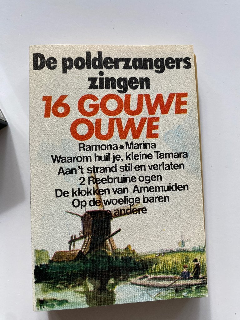 De Polderzangers Zingen 16 Gouwe Ouwe Cassettebandje, Gebruikt, 1 bandje, Ophalen of Verzenden, Origineel