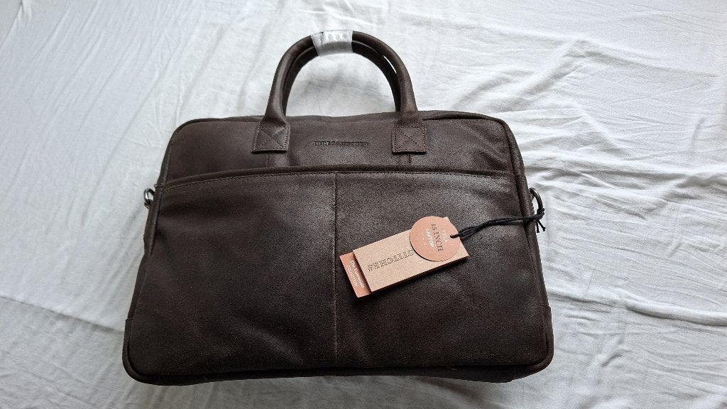 Laptoptas nieuw, Computers en Software, Ophalen, Bruin, 15 inch, Nieuw