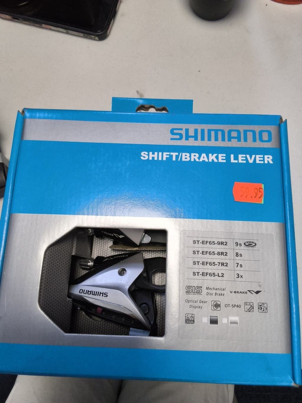 Simenon ST-EF65 rem-en schakelhendel, Fietsen en Brommers, Ophalen, Nieuw