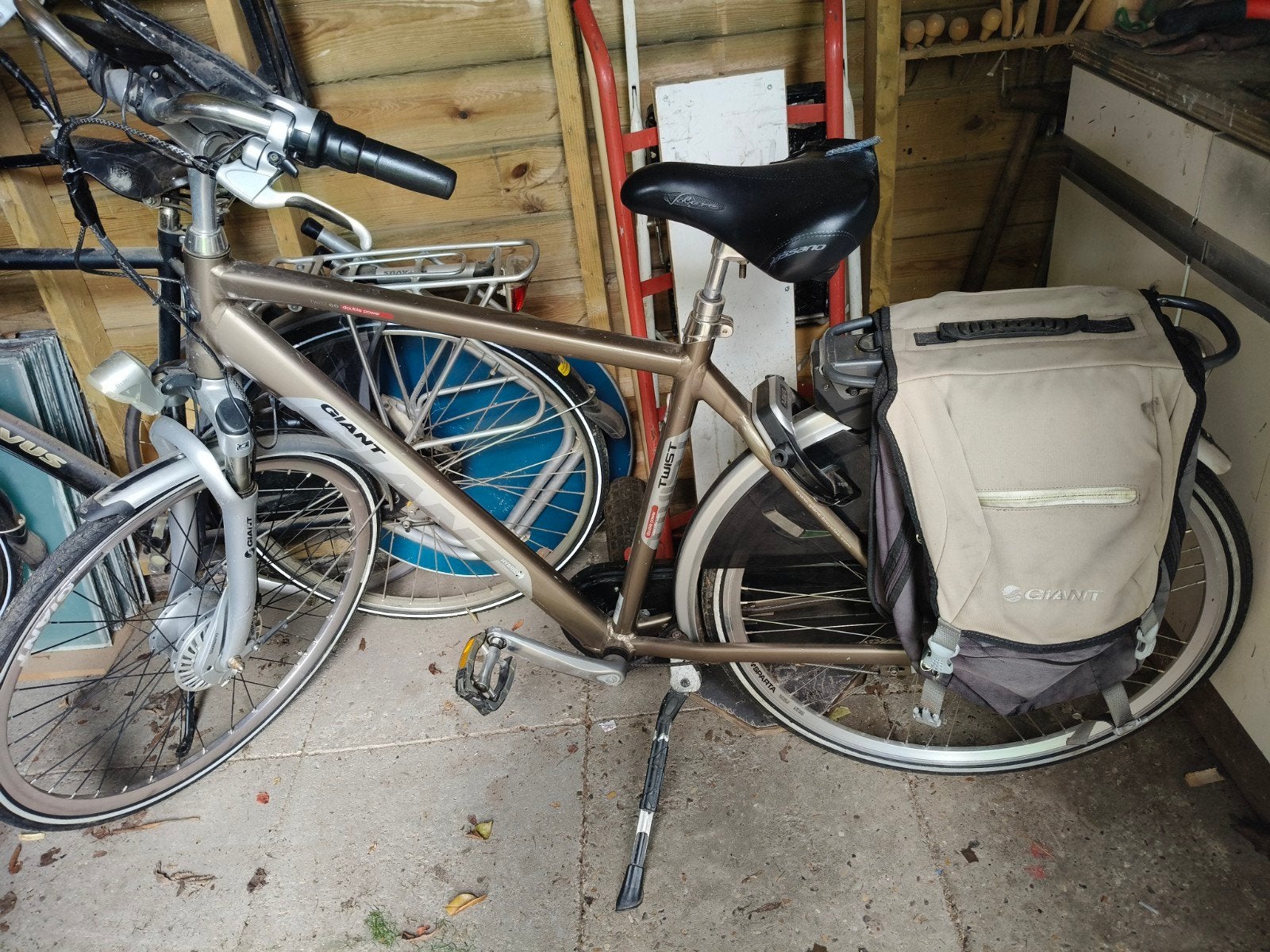 Giant twist go double power., Gebruikt, 50 km per accu of meer, 55 tot 59 cm, Giant