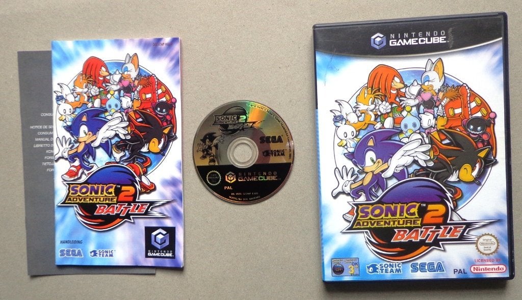 Sonic Adventure 2 Battle voor de Nintendo GameCube Compleet, Avontuur en Actie, 1 speler, Ophalen of Verzenden, Zo goed als nieuw