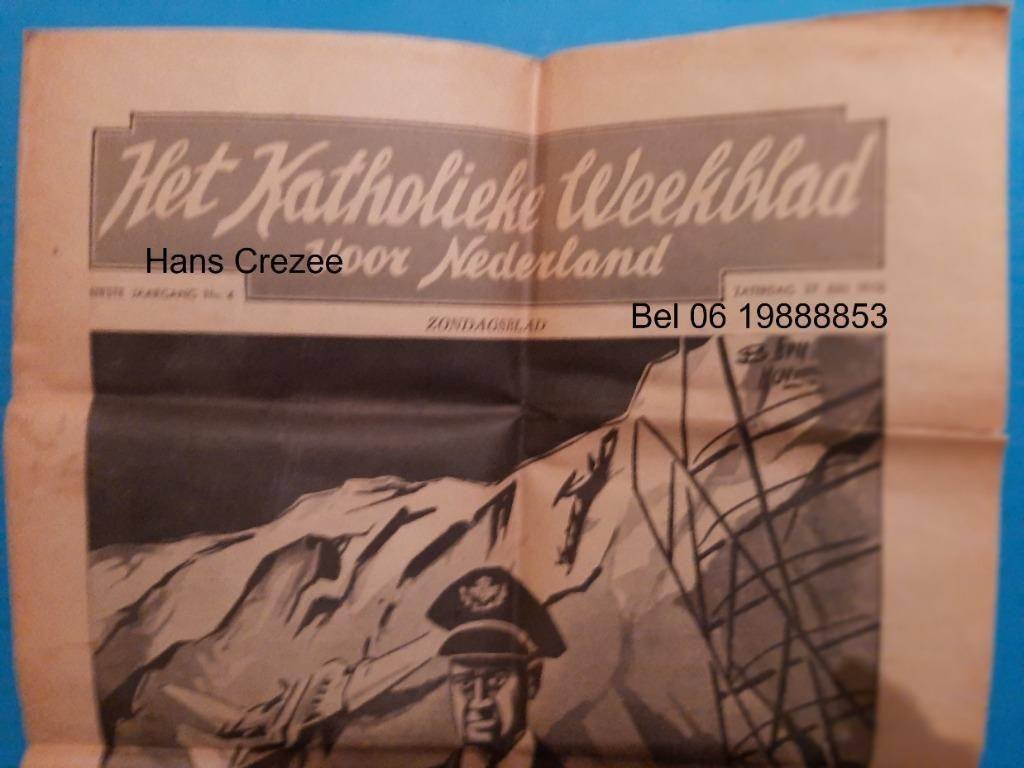 zoek zondagsblad het katholieke weekblad voor Nederland 1935, Boeken, Ophalen of Verzenden, Gelezen, Krant