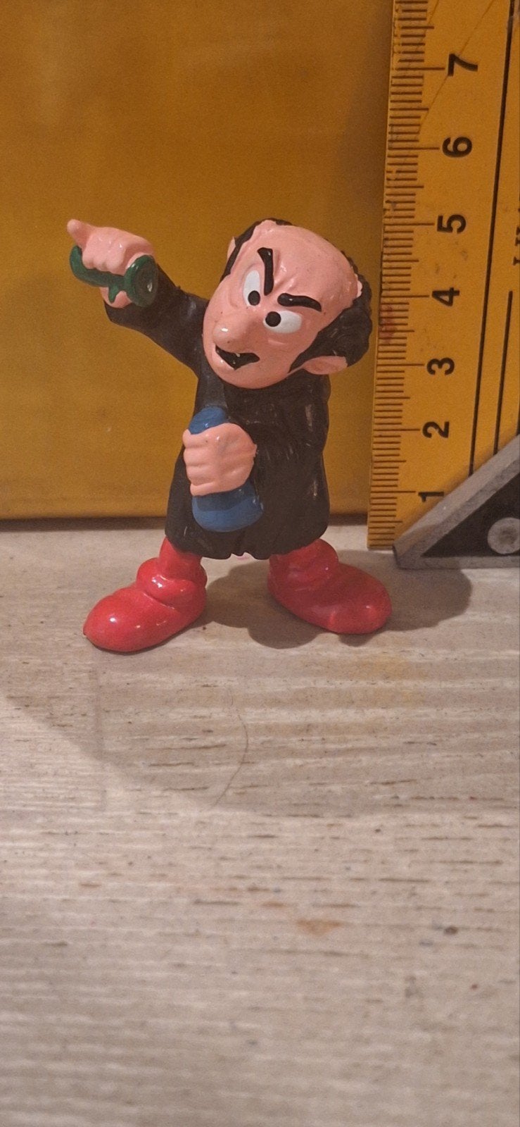 Gargamel poppetje smurfen uit 1978 (001), Verschillende Smurfen, ., Schleich, Ophalen of Verzenden