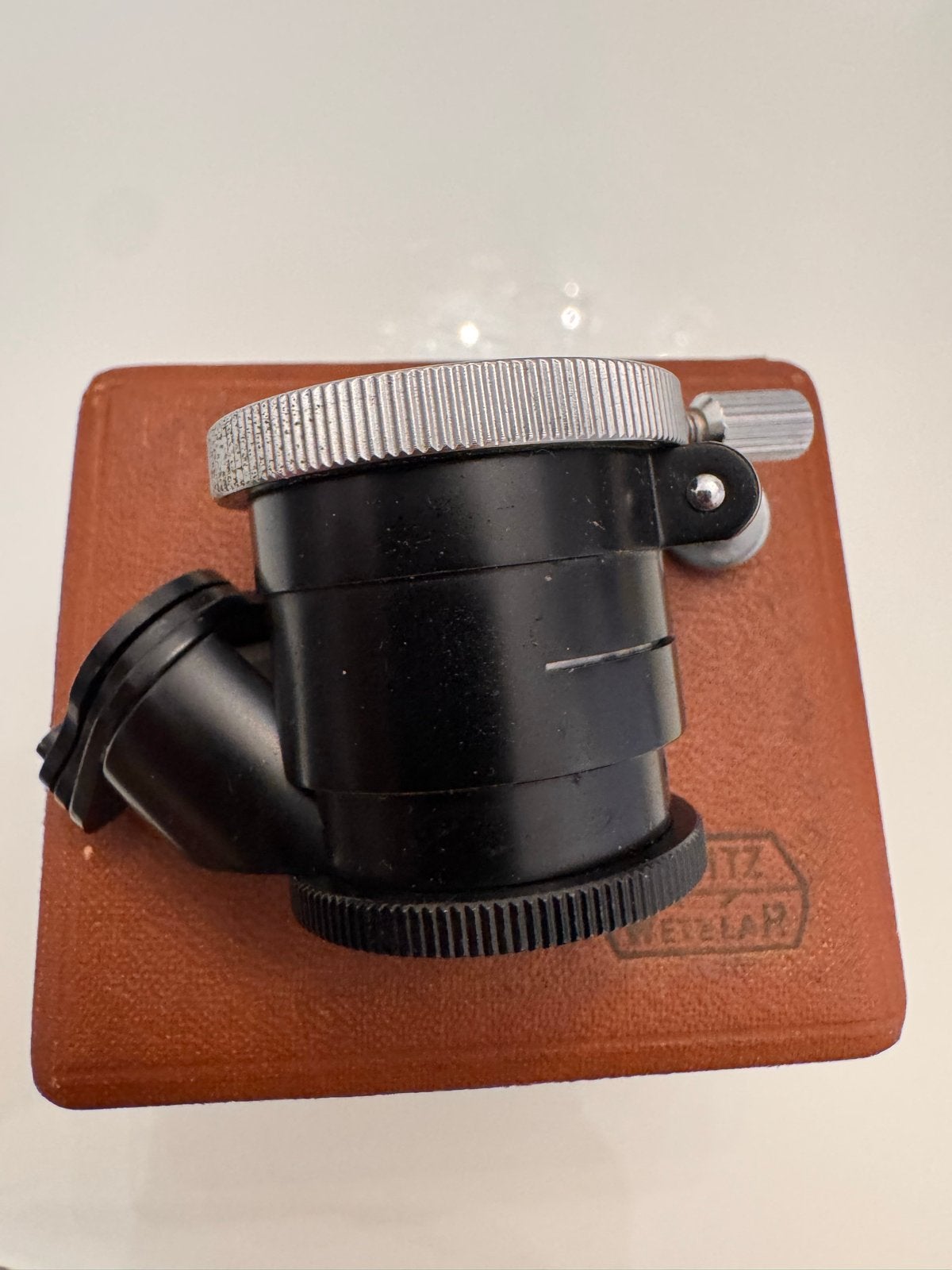 Leitz Wetzlar 60 Viewing Attachment Microscoop, Ophalen of Verzenden, Gebruikt, Minder dan 400x