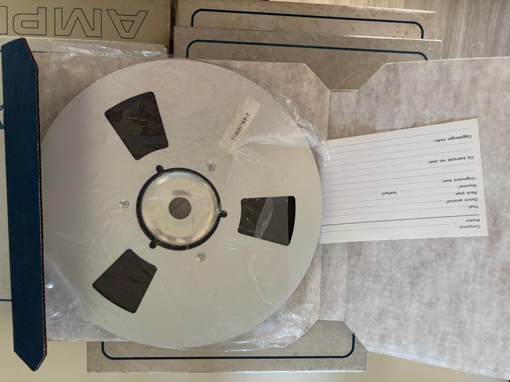 1/2 inch Ampex 499 studio tapes, Audio, Tv en Foto, Bandrecorders, Ophalen, Onderdeel