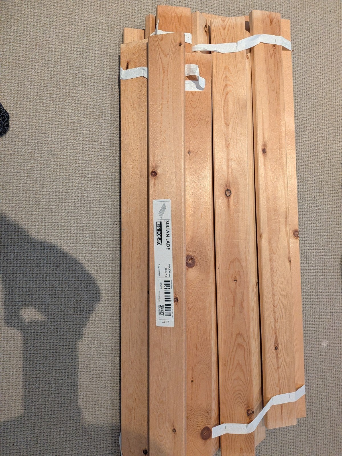 IKEA SULTAN LADE lattenbodem 90x200 cm, Ophalen, Gebruikt, 90 cm, 200 cm