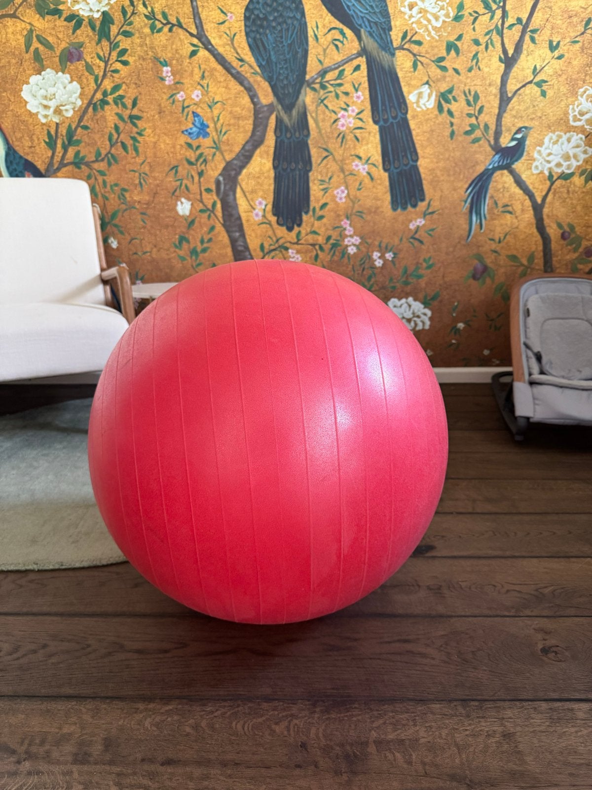 Fitnessbal 65cm - zwangerschap, Sport en Fitness, Fitnessmaterialen, Zo goed als nieuw, Fitnessbal, Buik, Ophalen