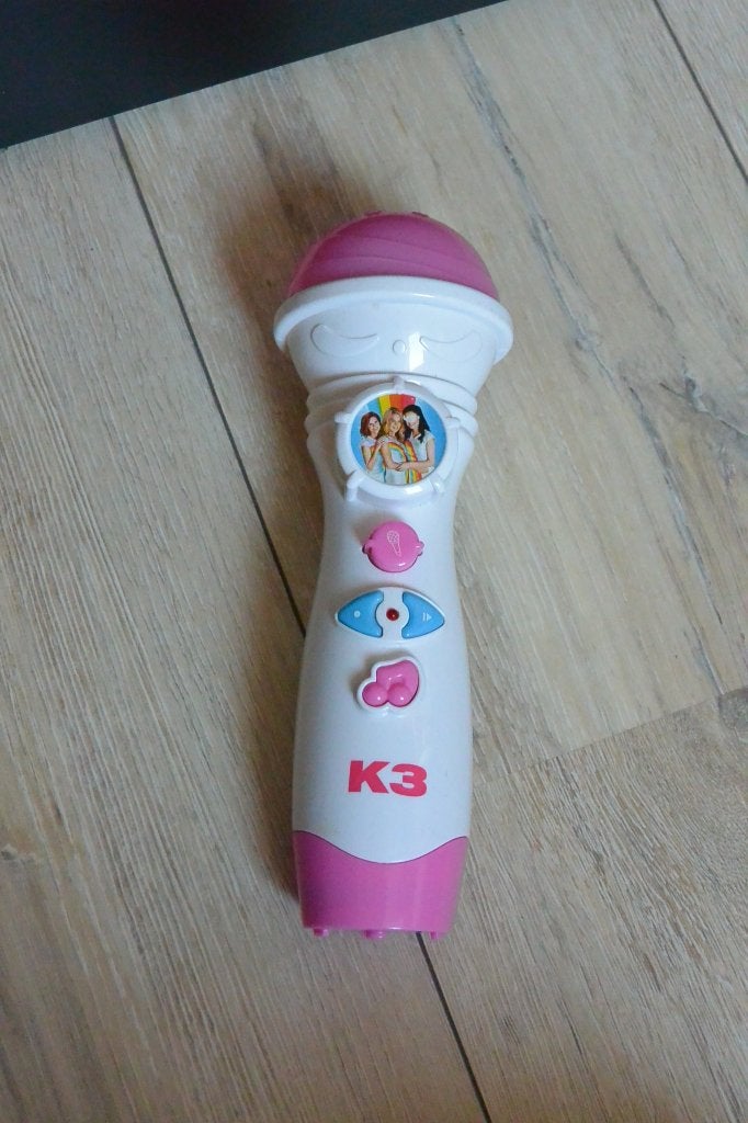 K3 Microfoon met licht en geluid, Ophalen of Verzenden, Gebruikt, Meisje