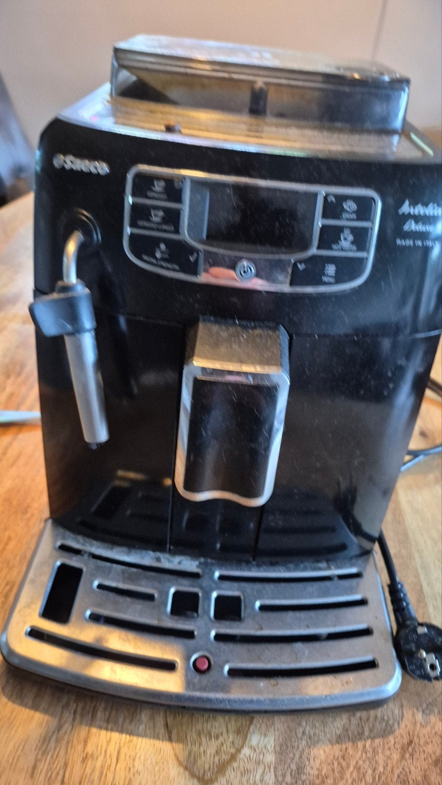 Saeco intelia deluxe, Witgoed en Apparatuur, Koffiezetapparaten, Ophalen of Verzenden, Gebruikt, Koffiemachine