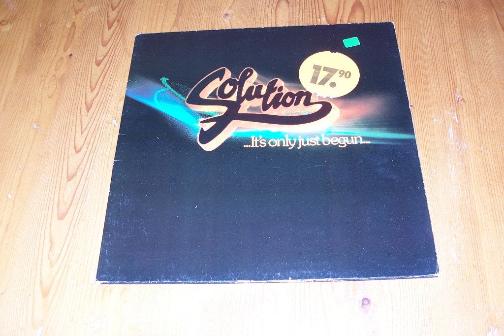 Solution – ...It's Only Just Begun. lp, Cd's en Dvd's, Vinyl | Rock, LP, Gebruikt, Overige genres, Ophalen of Verzenden