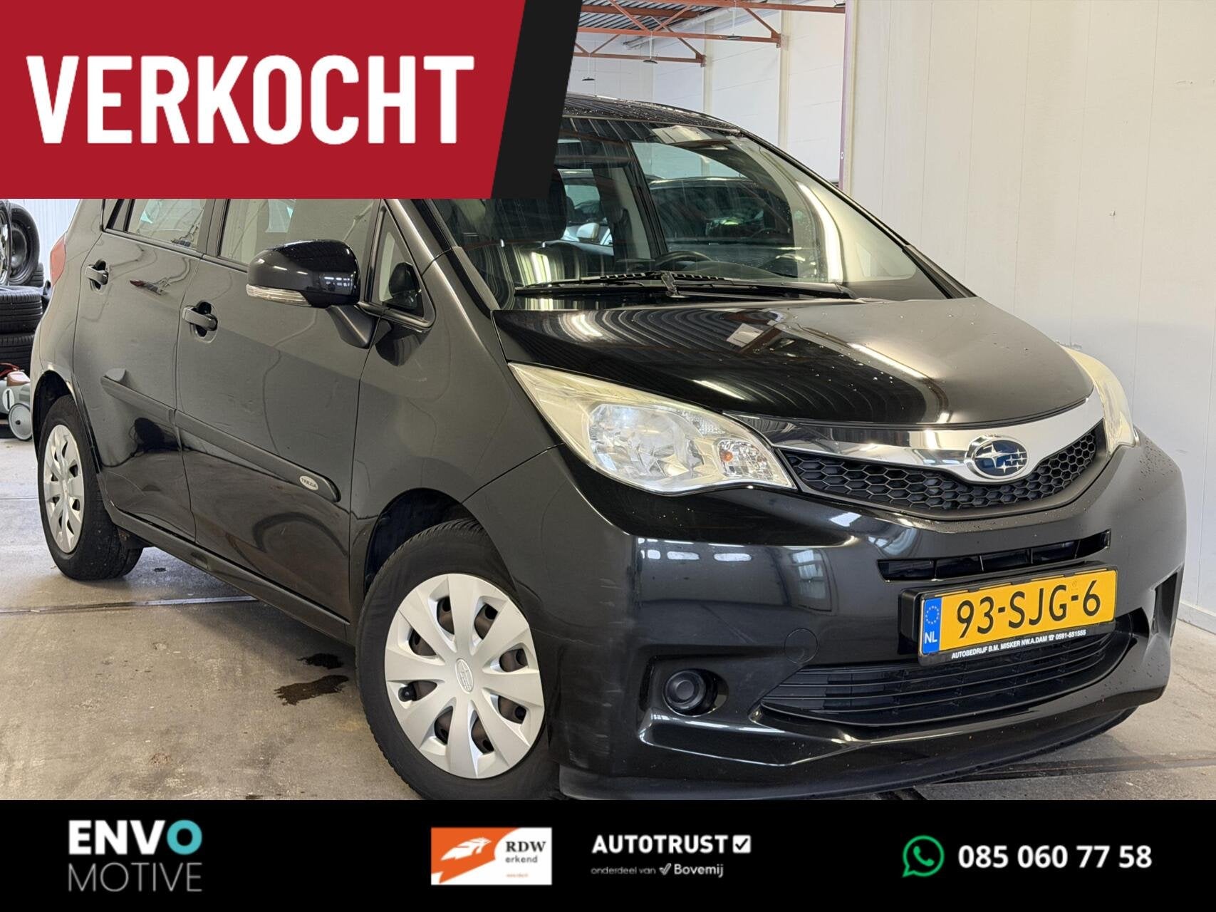 Subaru Trezia 1.3 Comfort, Airco, trekhaak, lange Apk!, Auto's, Voorwielaandrijving, Euro 5, Trezia, Zwart