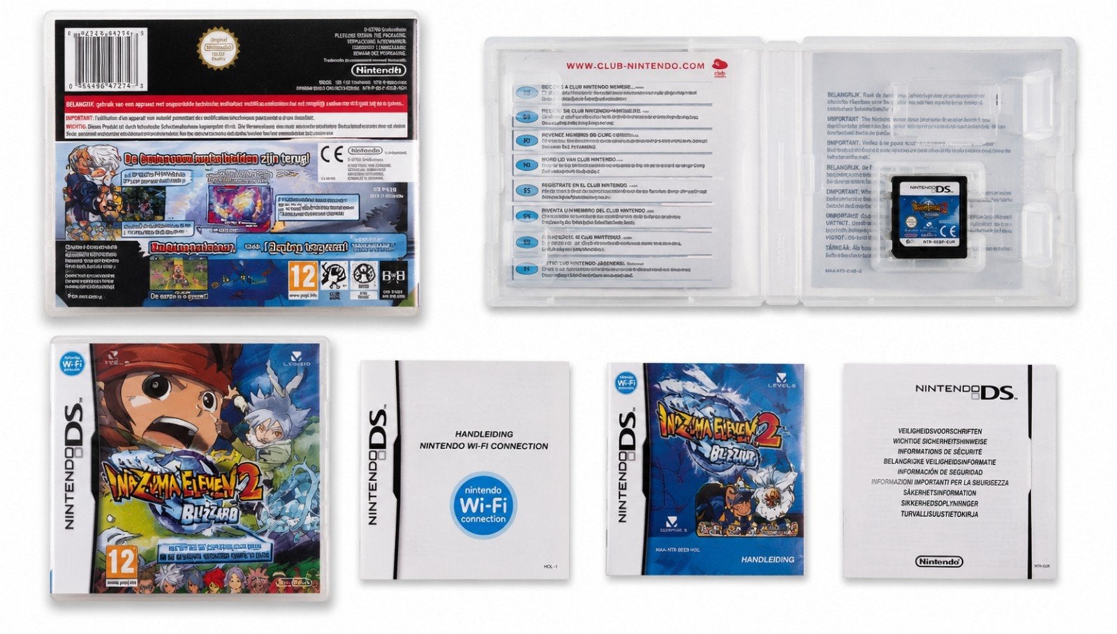 Inazuma Eleven 2: Blizzard (Nintendo DS), 1 speler, Ophalen of Verzenden, Zo goed als nieuw, Vanaf 3 jaar