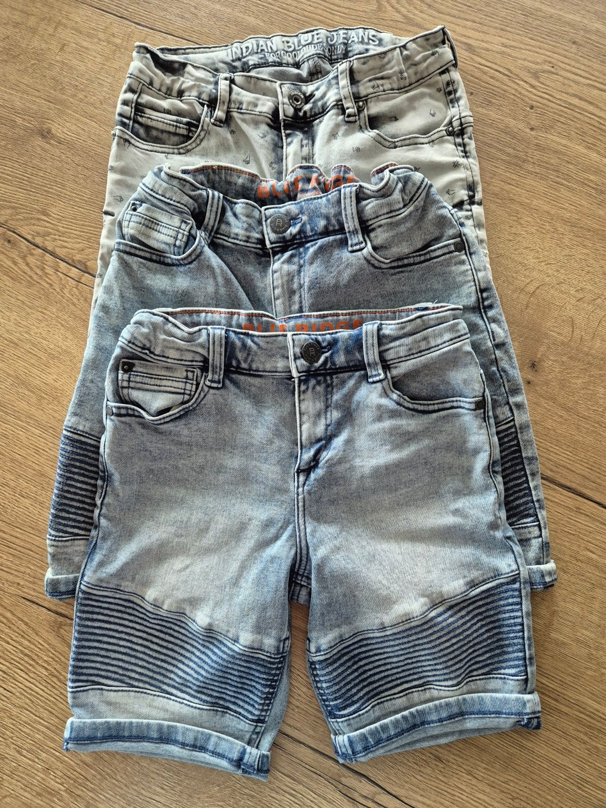 Stoere, korte jeans broek maat 146 Blue Ridge (WE)., Kinderen en Baby's, Kinderkleding | Maat 104, Broek, Ophalen of Verzenden