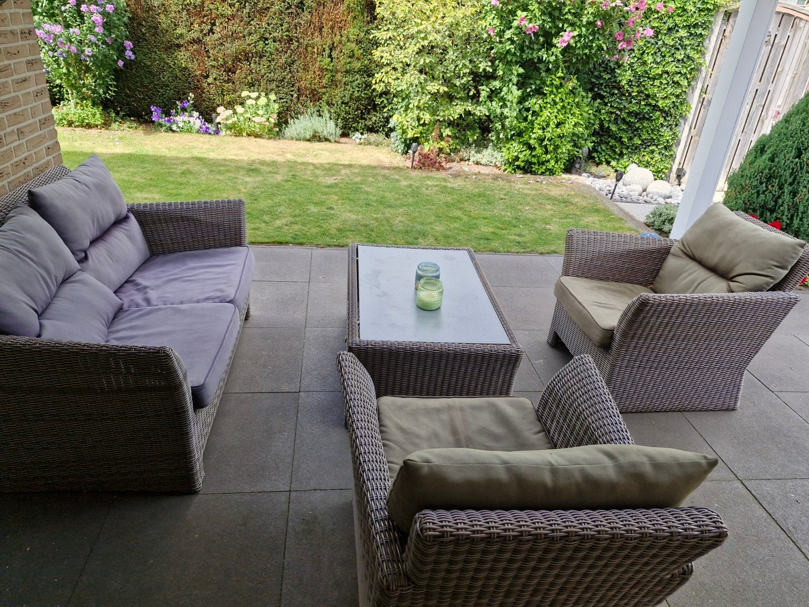4 delige lounge set Bellagio, Ophalen, 4 zitplaatsen, Kunststof, Gebruikt