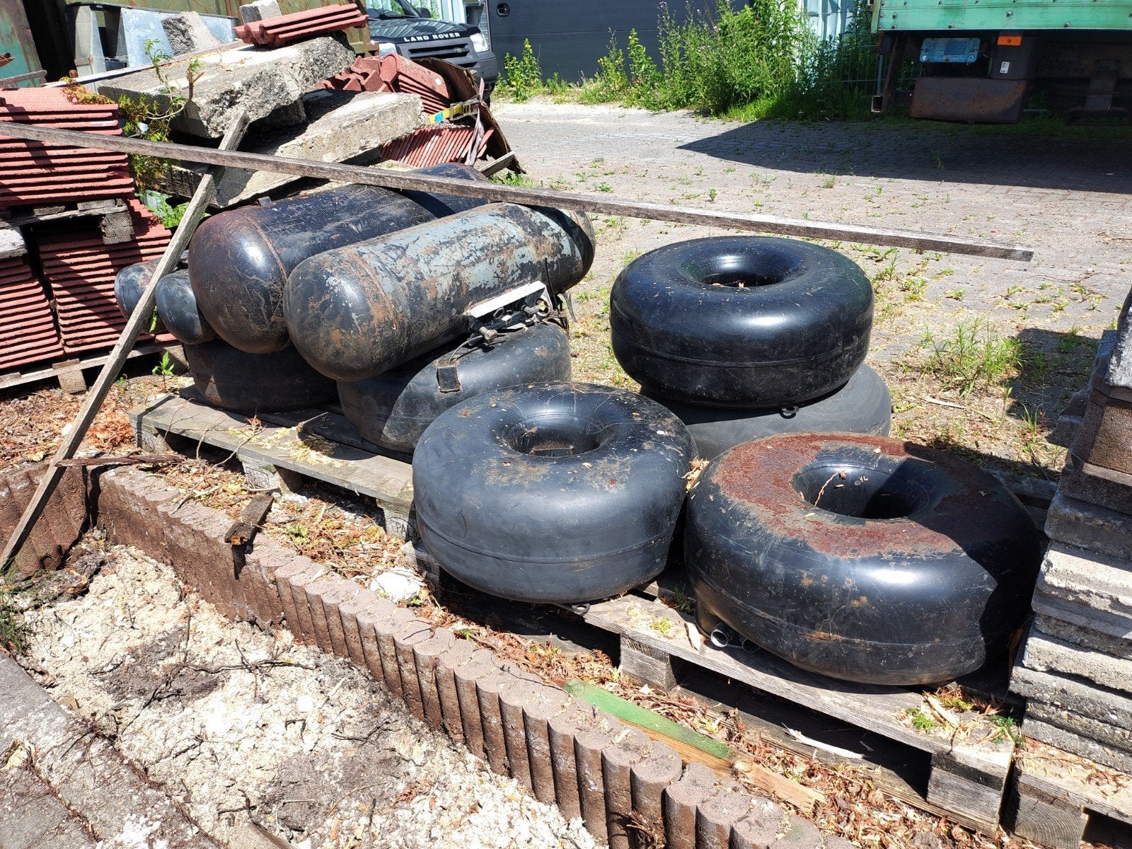 Diverse lege LPG-tanks voor BBQ-projecten, Ophalen of Verzenden, Gebruikt
