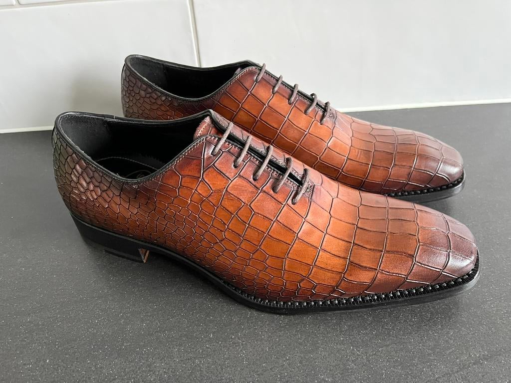 Harris herenschoenen maat 8 / 42 nieuw in doos, Bruin, Nieuw, Ophalen of Verzenden, Harris