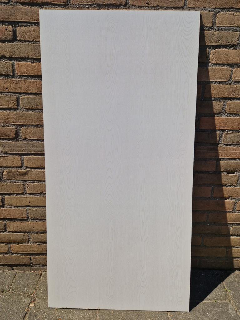 50 Triplex platen met wit/lichtgrijs houtdecor, 61 x 121,5, Doe-het-zelf en Verbouw, Platen en Panelen, Ophalen, Nieuw
