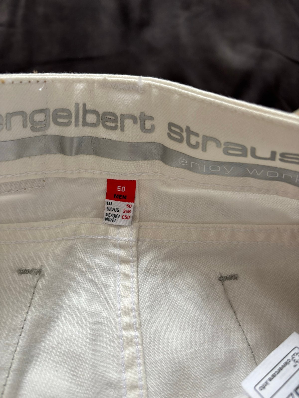 Engelbert Strauss Motion Denim Werkbroek - Maat 50, Ophalen of Verzenden, Nieuw, Maat 48/50 (M), Wit