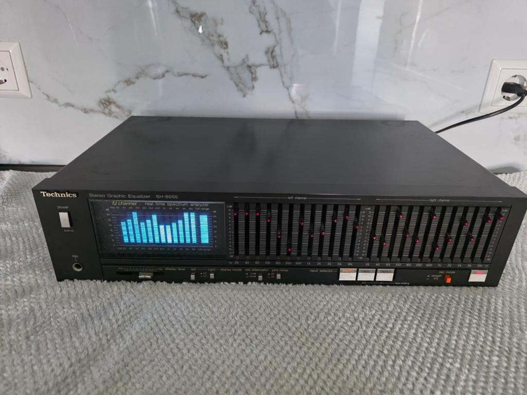 Technics SH-8055 Equalizer Spectrum Analyzer, Ophalen of Verzenden, Gebruikt, Audio