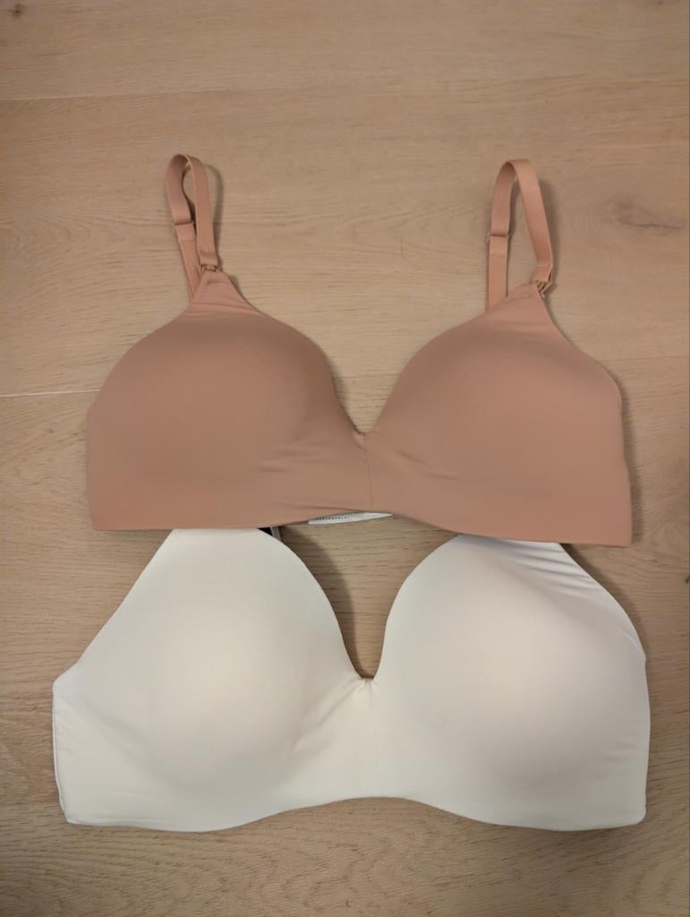 H&M voedingsbh's 70D (2 stuks), H&M, Ophalen of Verzenden, Beige, BH