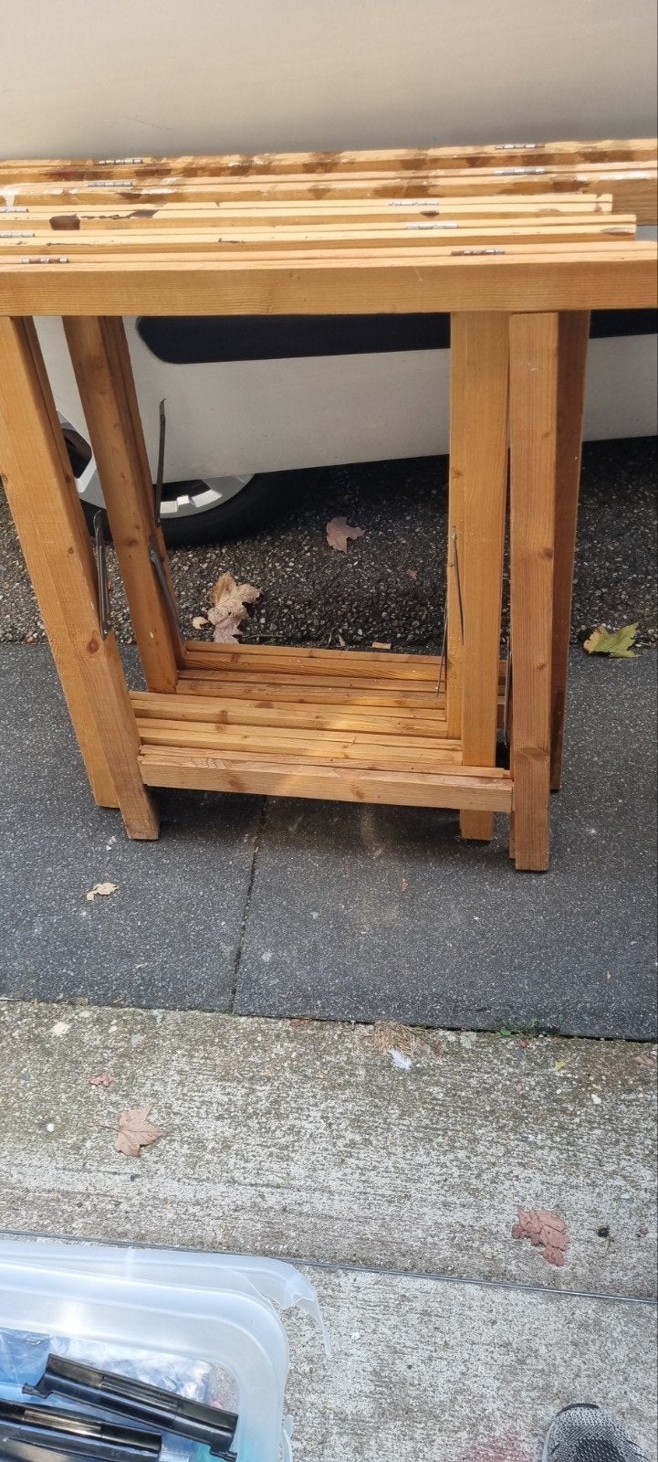 Houten schragen, Ophalen, Gebruikt, Overige typen, Minder dan 2 meter