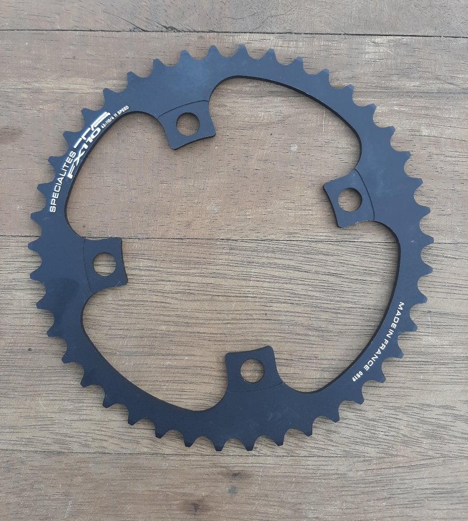Specialites FX110 42 T 4-Bolt Kettingblad Binnen 10-11 Speed, Nieuw, Specialites FX110 42 T 4-Bolt Kettingblad Binnen 10-11 Speed