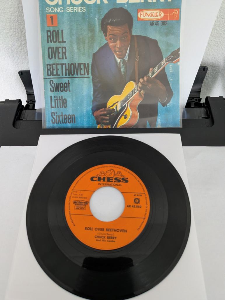 Chuck Berry - Roll Over Beethoven ( vinyl single), Ophalen of Verzenden, Gebruikt, Overige formaten