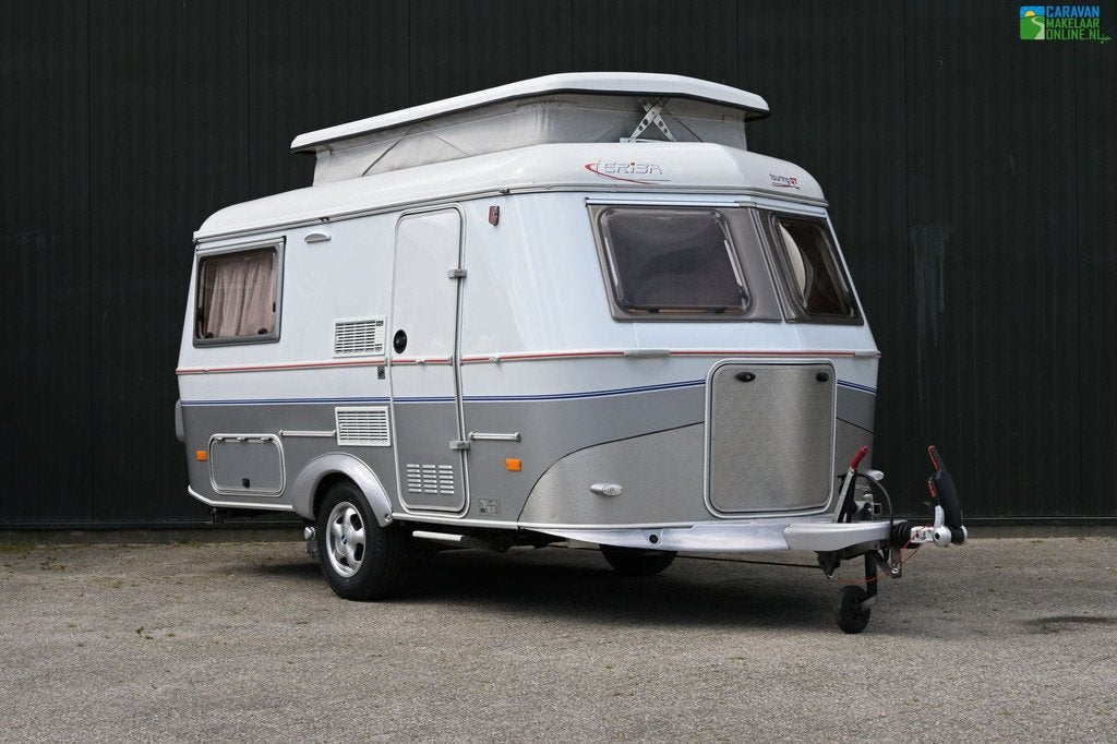 Eriba Touring Triton 420 GT Luifel|Mover|Fietsdrager, Caravans en Kamperen, Caravans, Bedrijf, tot en met 2, 750 - 1000 kg, Standaardzit