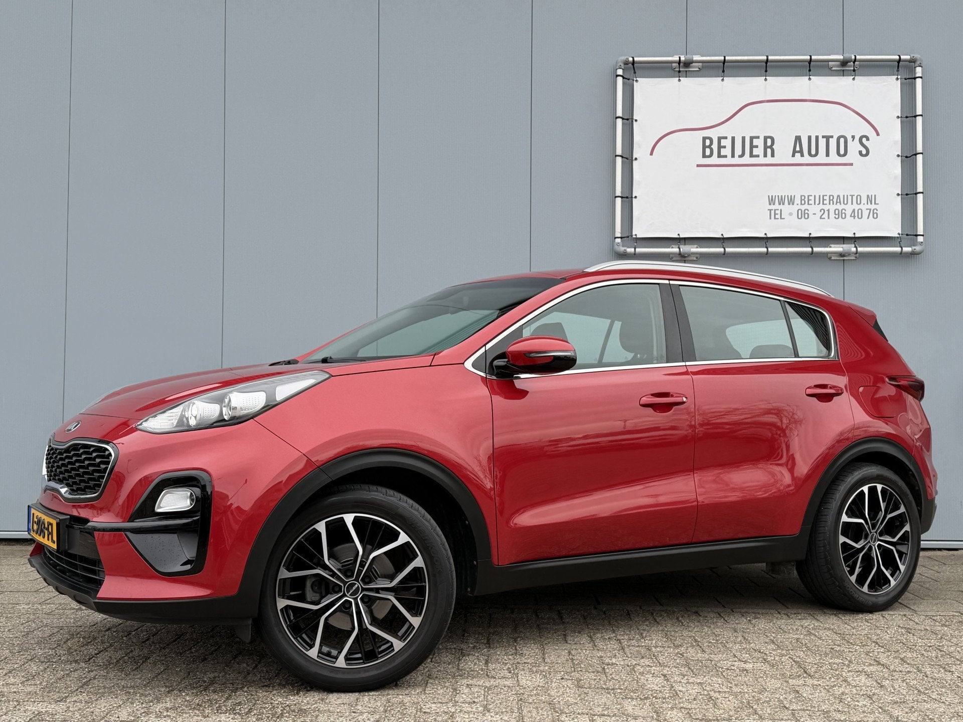 Kia Sportage 1.6 GDI DynamicLine Carplay/Trekhaak/19inch., Voorwielaandrijving, Stof, Gebruikt, 4 cilinders