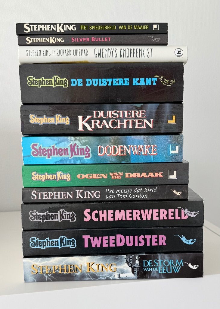 10 Stephen King Boeken Collectie - Diverse Titels, Stephen King, Ophalen of Verzenden, Zo goed als nieuw, Nederland