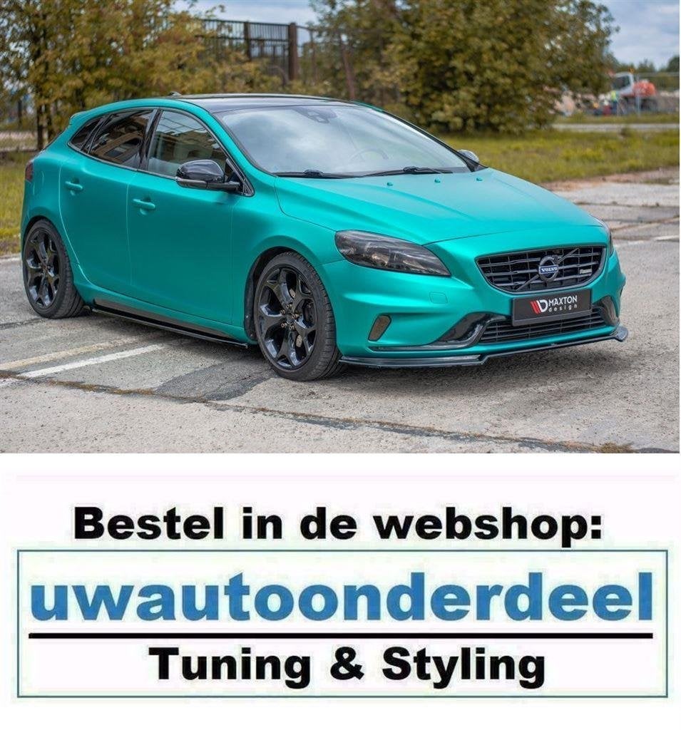 Spoiler Lip Splitter Voor Volvo V40 R Design T3 T4 T5, Verzenden, Automotive Parts, A.parts@hotmail.nl, Trasmolenlaan 12 3447 GZ Woerden