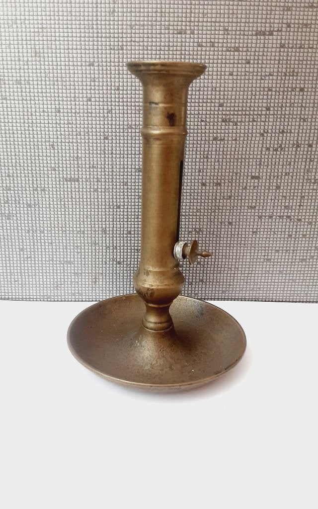 vintage schuifkandelaar, Antiek en Kunst, Verzenden, Koper of Brons