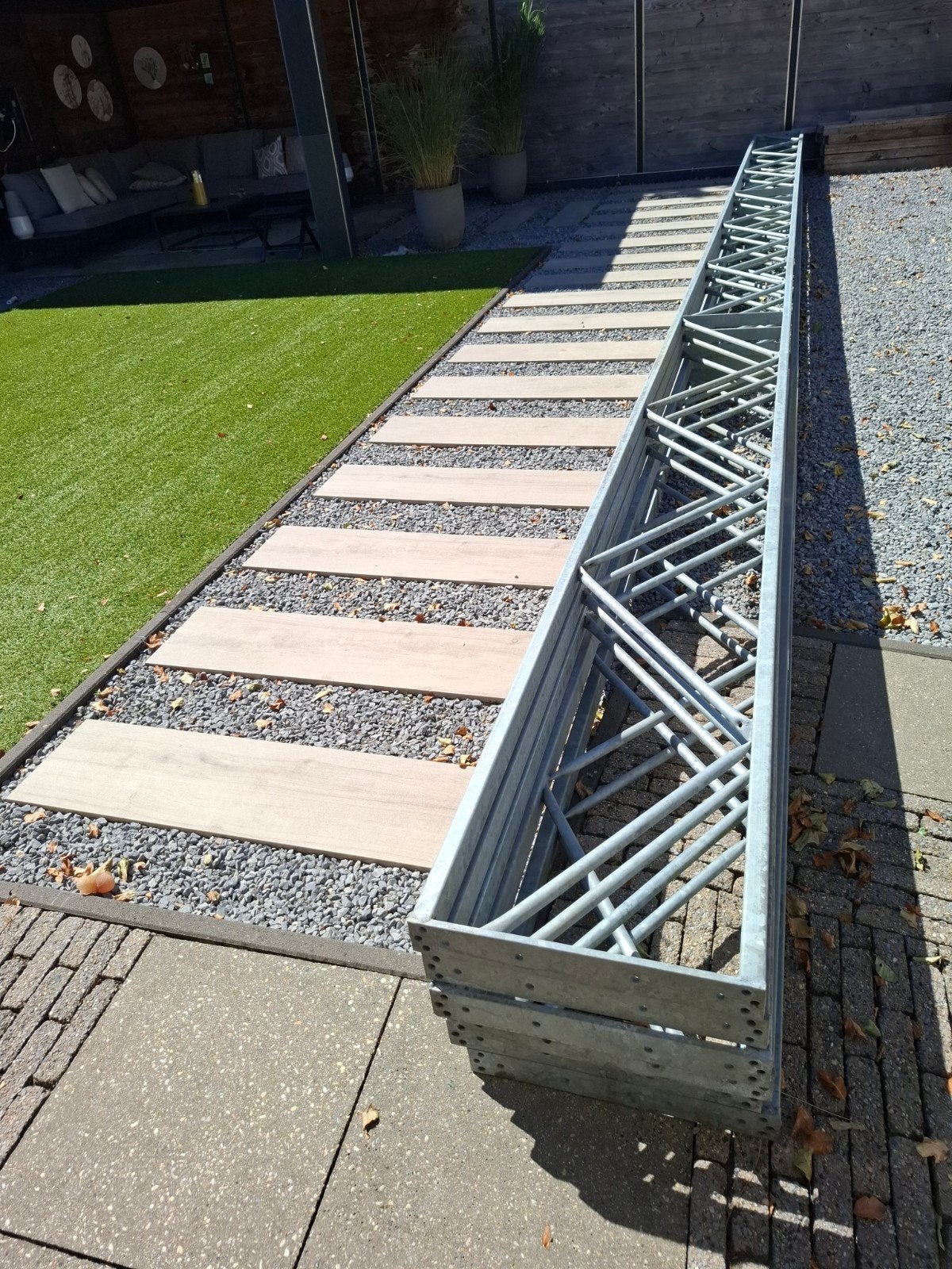 Nieuwe  GEGALVANISEERDE  Traliespanten., Doe-het-zelf en Verbouw, Metalen, Ophalen, Nieuw