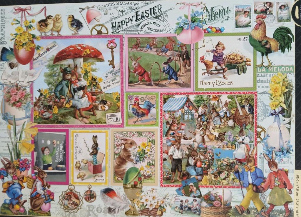 Grafika Art Collection Paaspuzzel 1000 stukjes, Ophalen of Verzenden, 500 t/m 1500 stukjes, Zo goed als nieuw