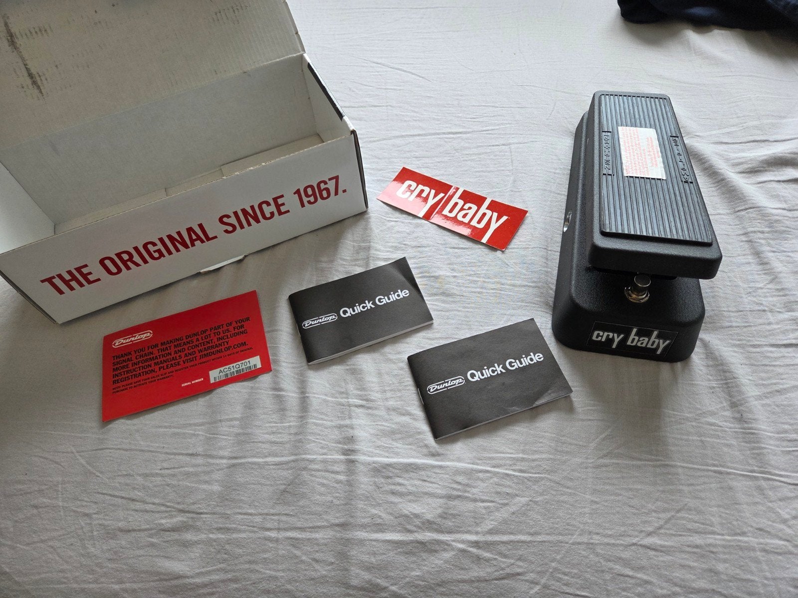 Dunlop Cry Baby Wah pedaal GCB95 - Nieuw, Ophalen of Verzenden, Nieuw, Wah Wah