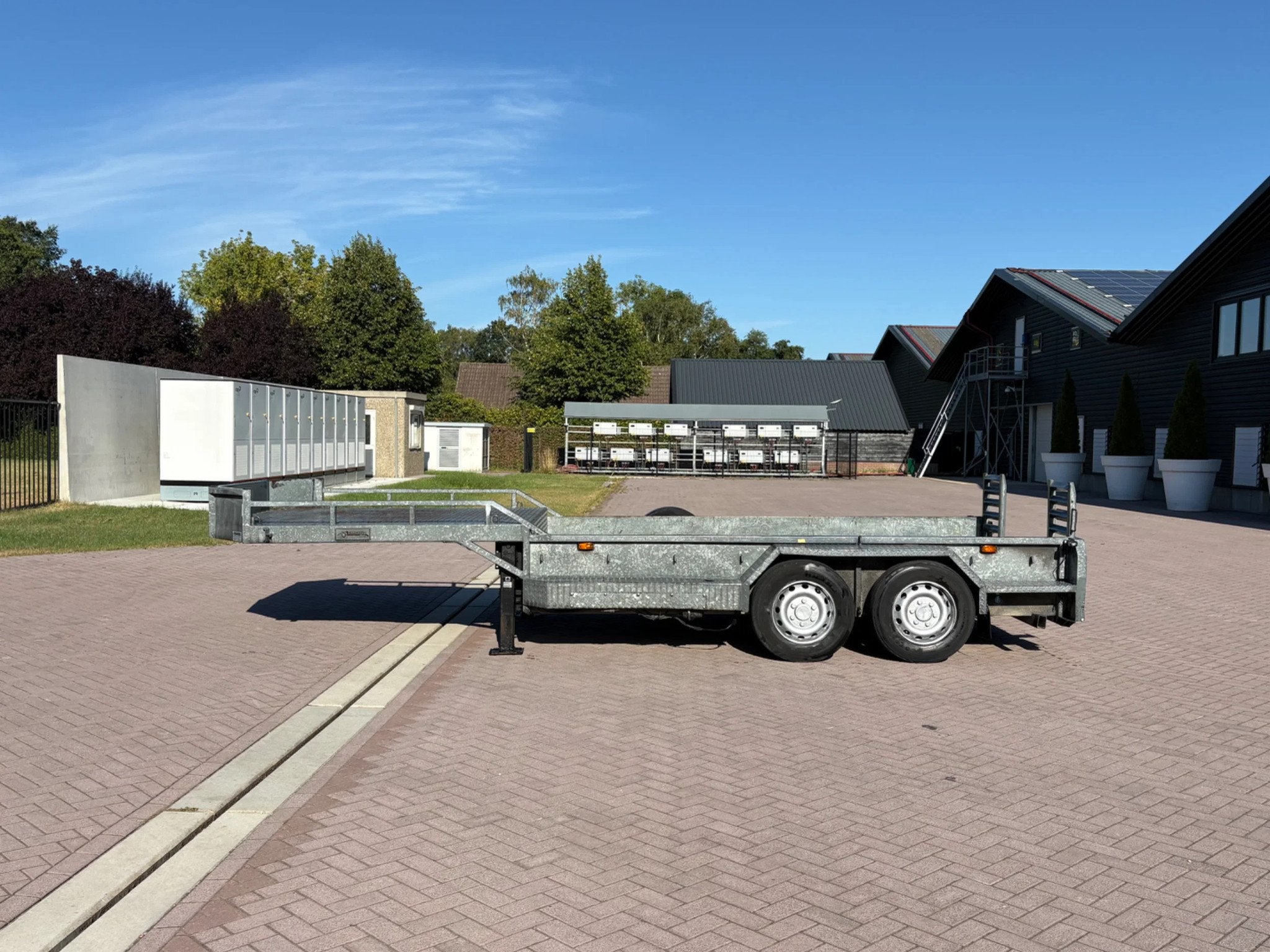 VELDHUIZEN P 33-2 Be oplegger kuip dieplader 7.5 TON, Overige brandstoffen, Origineel Nederlands, Bedrijf, Aanhangers en Opleggers