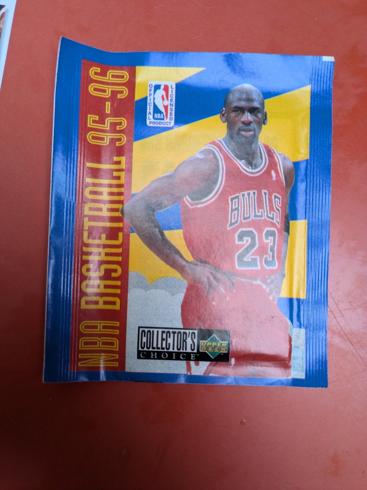 NBA Basketball 95/96 Collector's Choice Michael Jordan, Ophalen of Verzenden, Nieuw, Buitenlandse clubs, Poster, Plaatje of Sticker