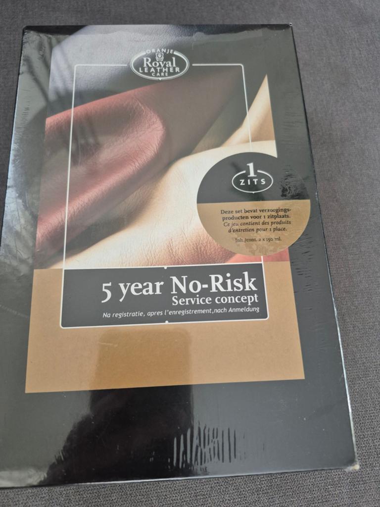 Oranje Royal Leather Care 5 jaar No-Risk Service concept, Ophalen of Verzenden, Nieuw