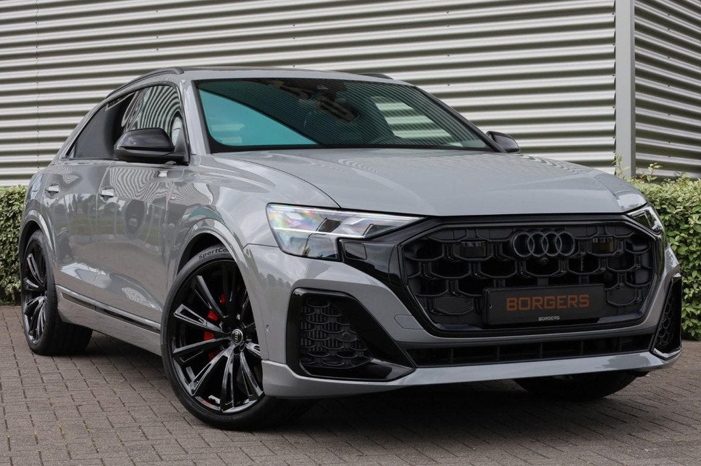 Audi Q8 60 TFSIe Nardogrijs l B&O l Trekhaak l Carbon l 23, Automaat, Gebruikt, 2995 cc, Q8