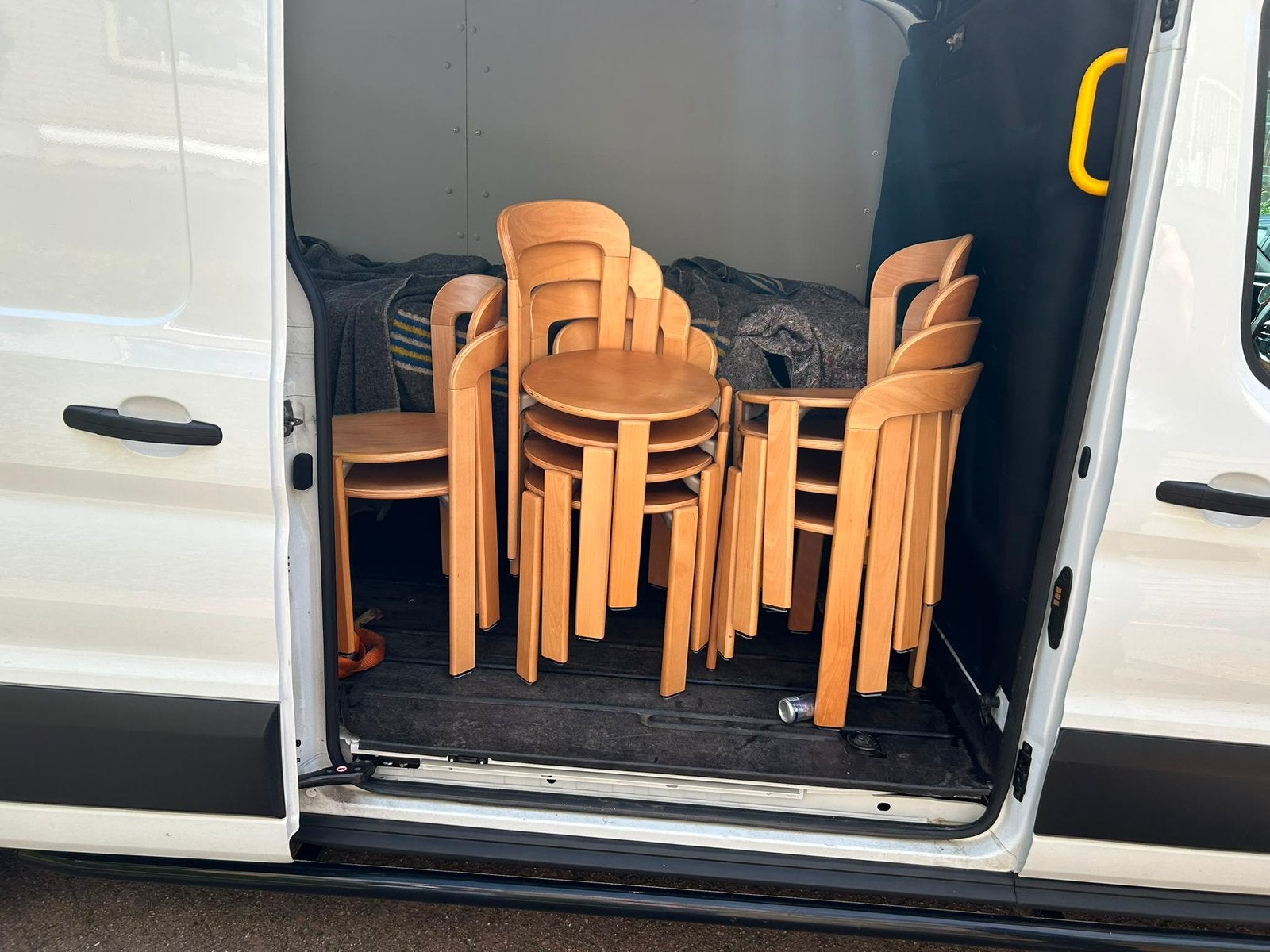 10x Bruno Rey / Kusch+Co Eetkamerstoelen – Topstaat, Ophalen, Zo goed als nieuw, Bruin, Twee