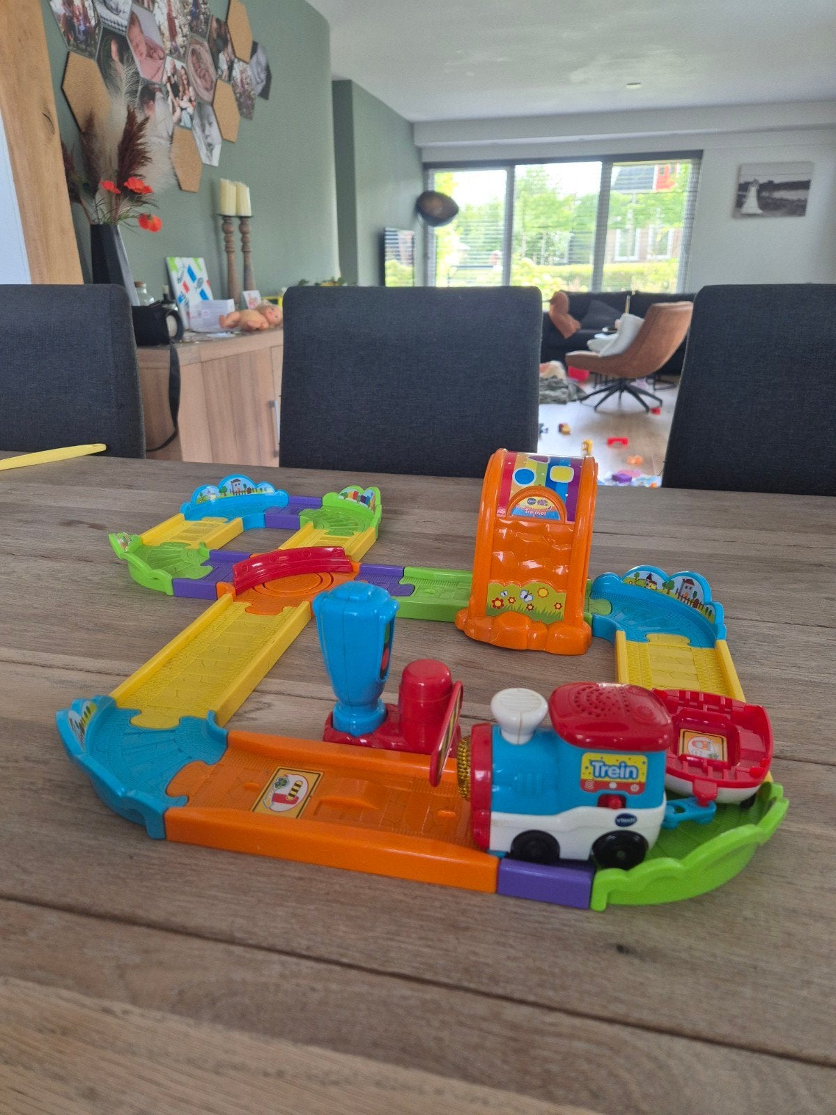 VTech Toet Toet Auto's Trein met spoorbaan, Ophalen