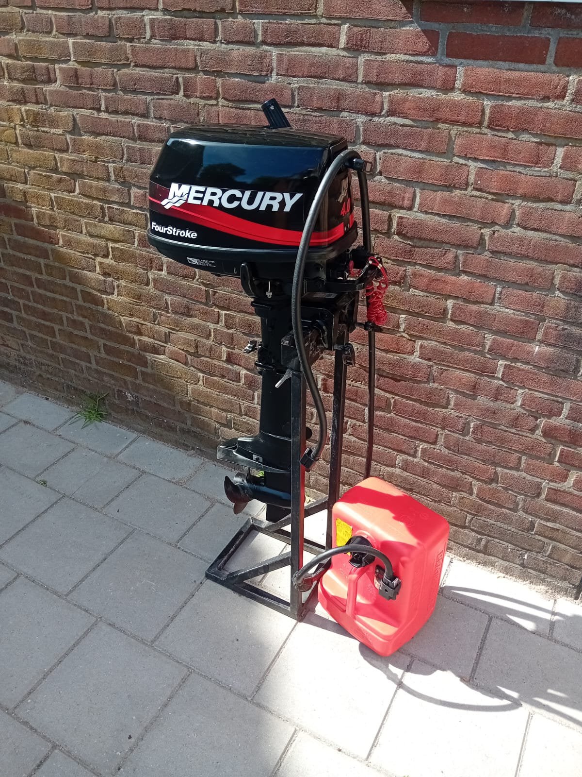 Buitenboordmotor, Watersport en Boten, Ophalen, Zo goed als nieuw, Benzine, Minder dan 5 pk