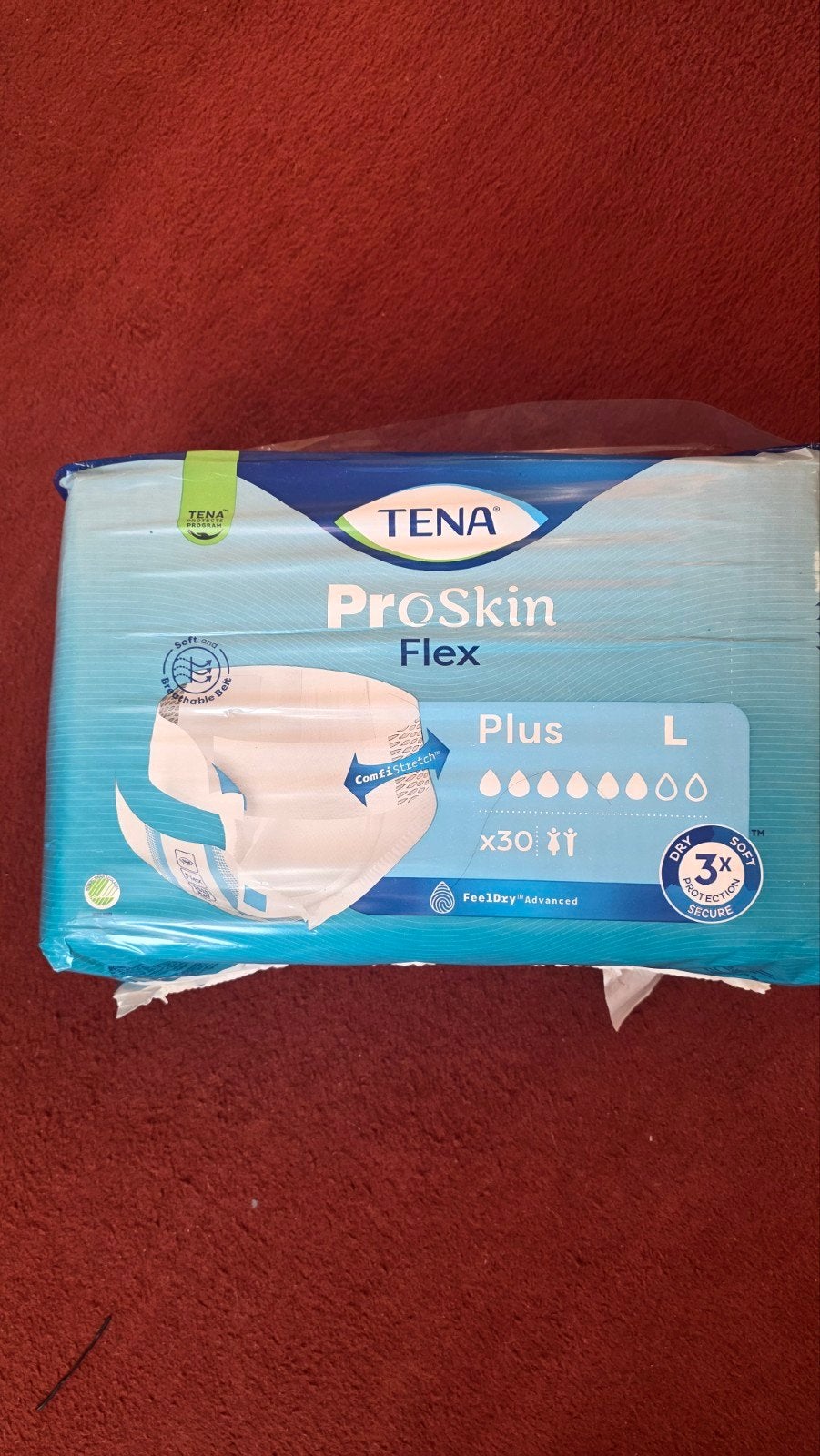 6 TENA proskin flex PLUS L 30st, Ophalen, Nieuw
