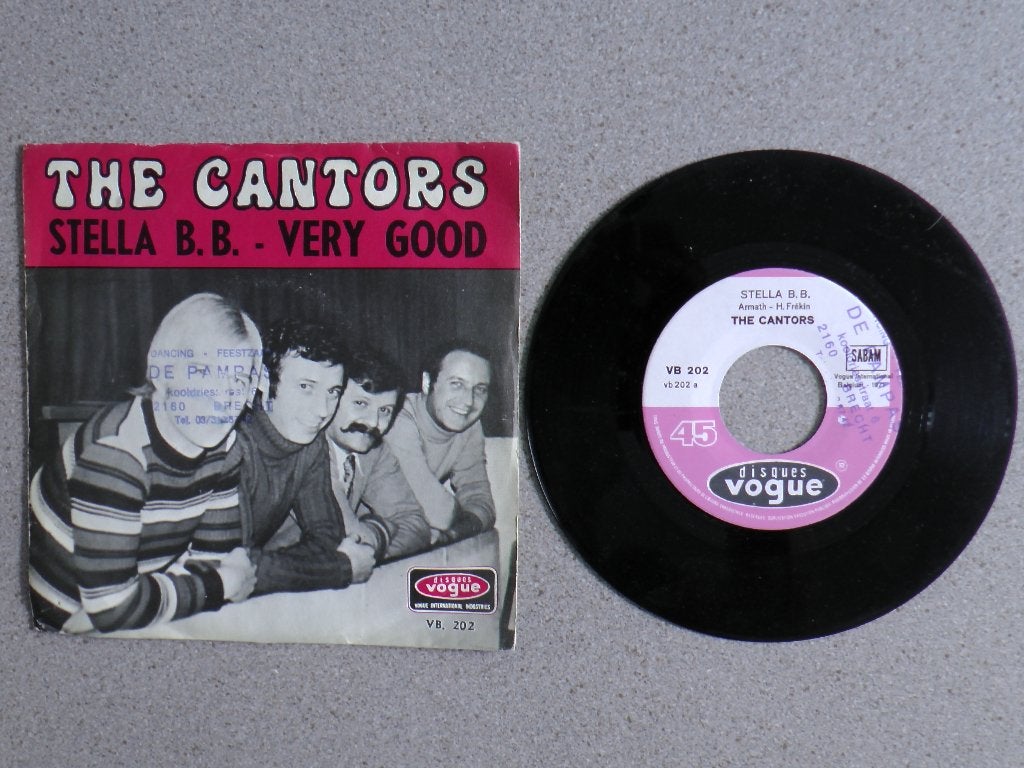 The Cantors - Stella B.B VINYL SINGLE, Gebruikt, 7 inch, Pop, Fotohoes