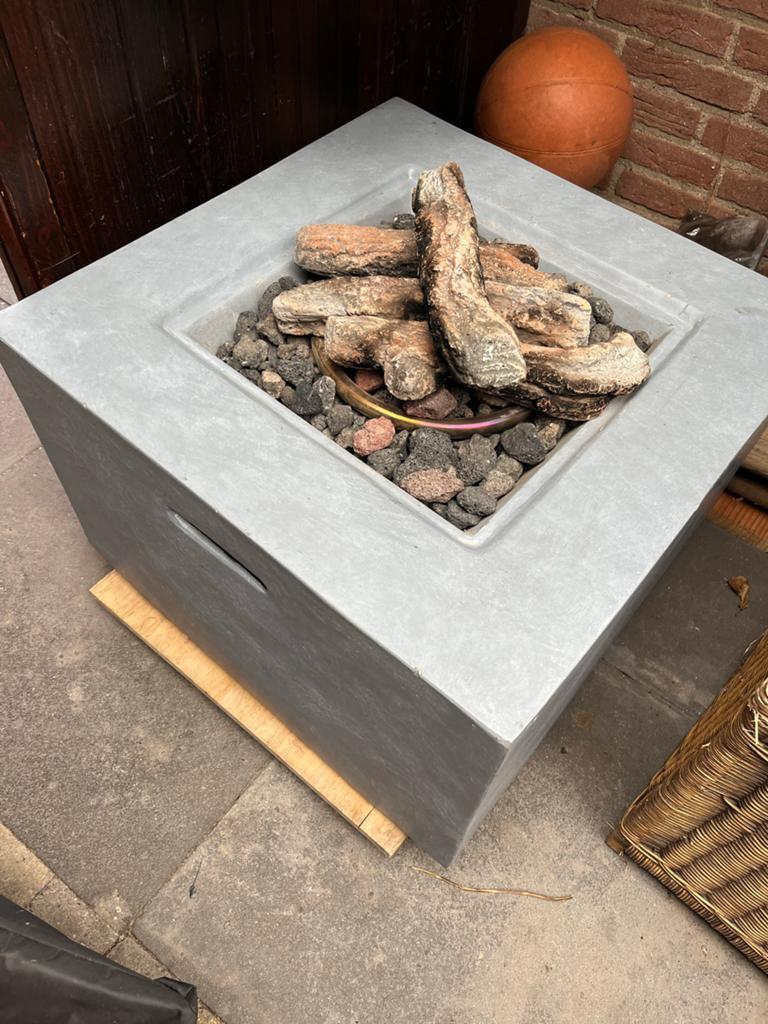 Elite Design Elements Gas Vuurtafel / Vuurkorf, Ophalen, Zo goed als nieuw
