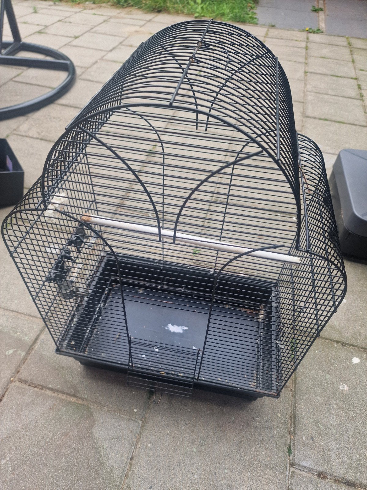 Vogel kooi, Dieren en Toebehoren, Vogels | Hokken en Kooien, Ophalen, Gebruikt, Metaal, Vogelkooi