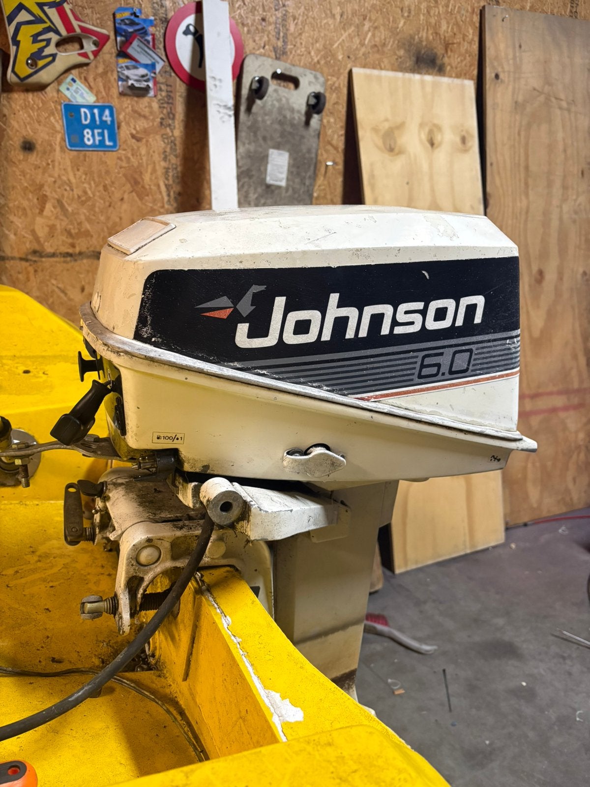 6pk 2takt johnson met onderdelen, Ophalen of Verzenden, Zo goed als nieuw, Motor en Techniek, Motorboot