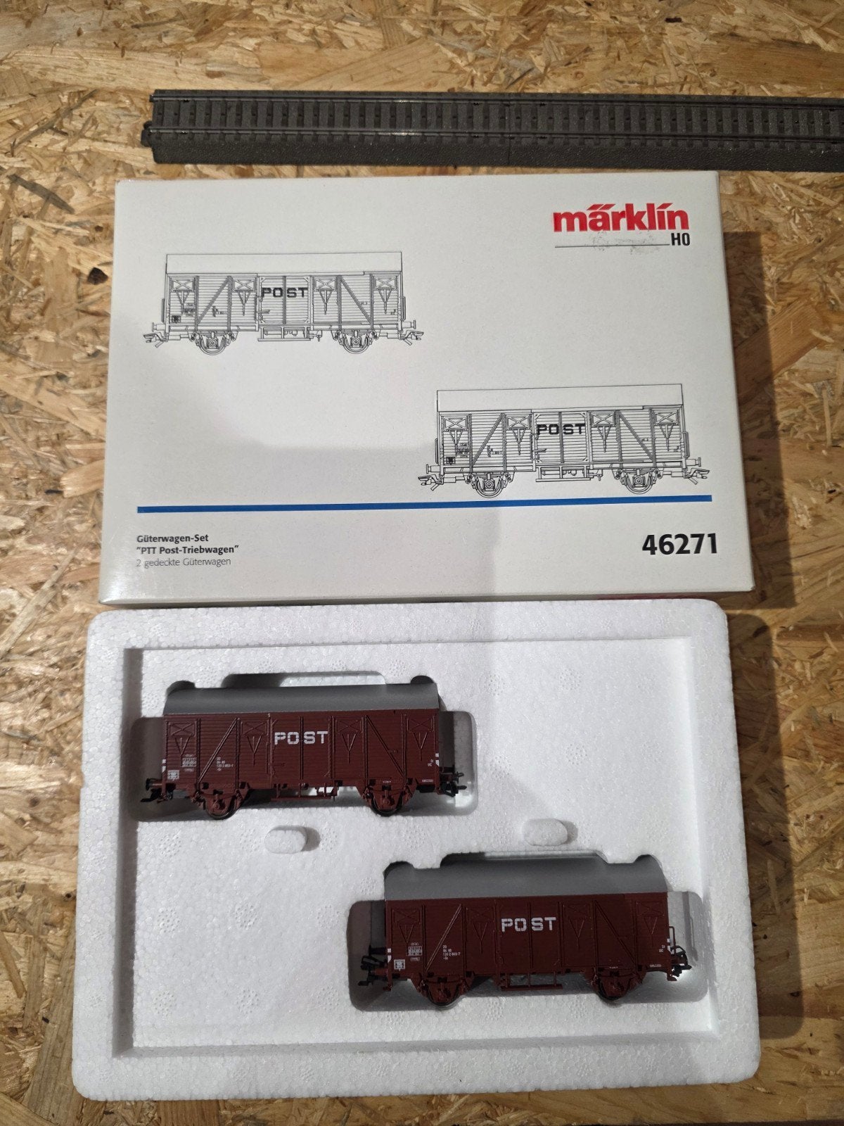 Märklin H0 NS PTT Post-Triebwagen set 46271, Wisselstroom, Wagon, Ophalen of Verzenden, Märklin