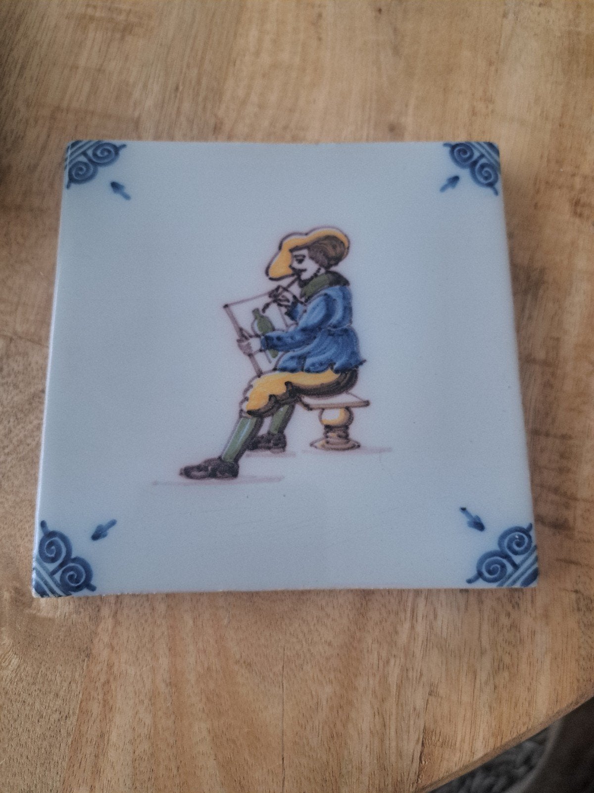 tichelaar makkum tegel, Antiek en Kunst, Antiek | Wandborden en Tegels, Ophalen of Verzenden