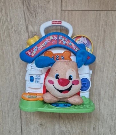 Fisher Price speelgoed hondenhok, Ophalen of Verzenden, Gebruikt, Speelset, Met licht